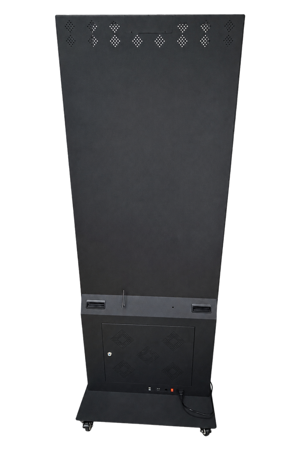 55-inch vertical touch digital signage rear view