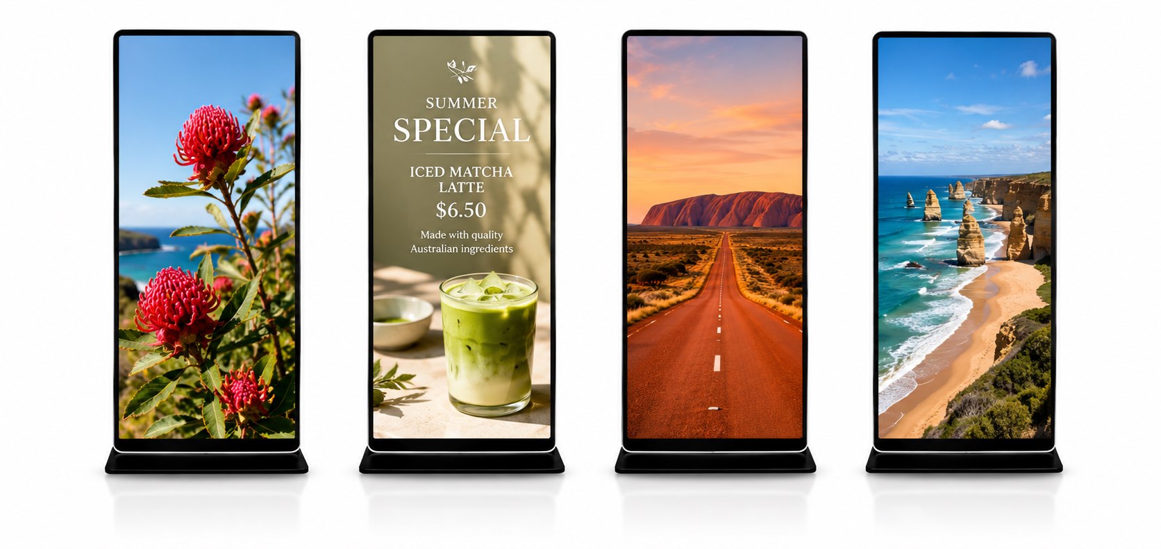 Standalone playback mode on LED foldable poster displays