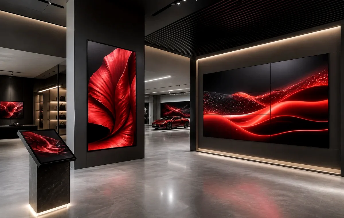 Showroom display installation