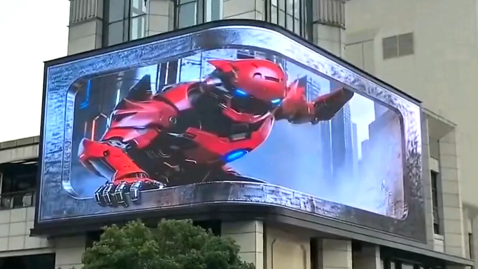 Outdoor LED display for commercial signage