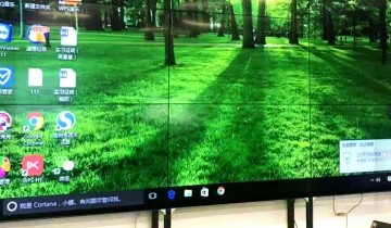LCD video wall system for commercial and control room spaces